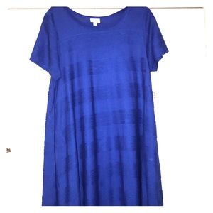 Large Blue pinned tucked Carly